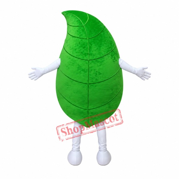 Affordable Green Leaf Mascot Costume