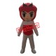 Superb Taekwondo Boy Mascot Costume