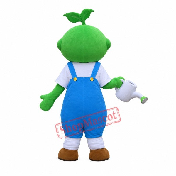 Green Plant Mascot Costume Green Plant Mascot Costume