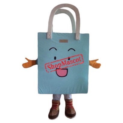 Happy Shopping Bag Mascot Costume
