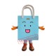 Happy Shopping Bag Mascot Costume Happy Shopping Bag Mascot Costume