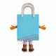 Happy Shopping Bag Mascot Costume Happy Shopping Bag Mascot Costume