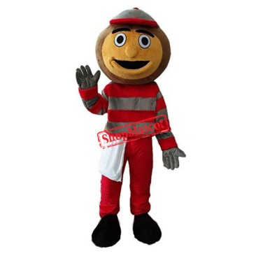 Affordable Brutus Buckeye Mascot Costume