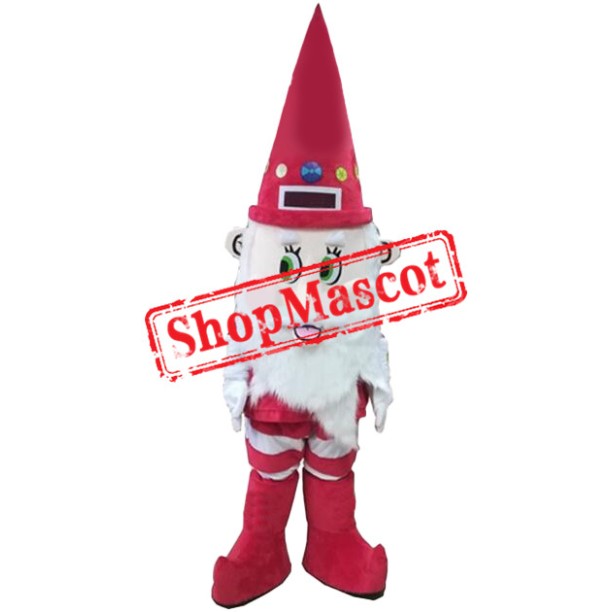 Friendly Christmas Elf Mascot Costume