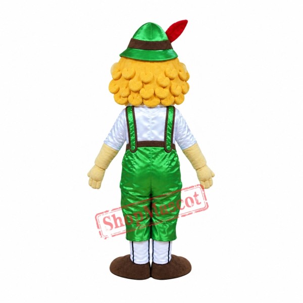 Farmer Human Mascot Costume
