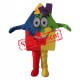 Building Block House Mascot Costume