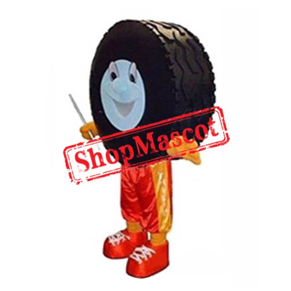 Large Car Wheel Tire Mascot Costume