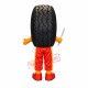 Large Car Wheel Tire Mascot Costume Large Car Wheel Tire Mascot Costume