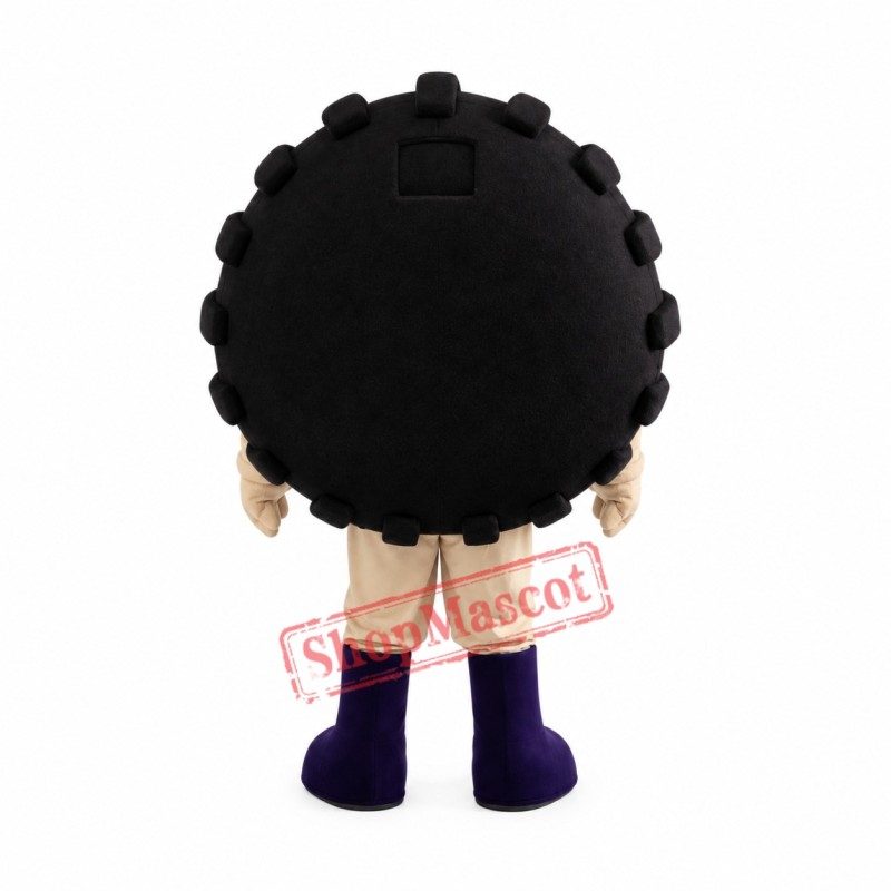 Smile Car Wheel Tire Mascot Costume Smile Car Wheel Tire Mascot Costume
