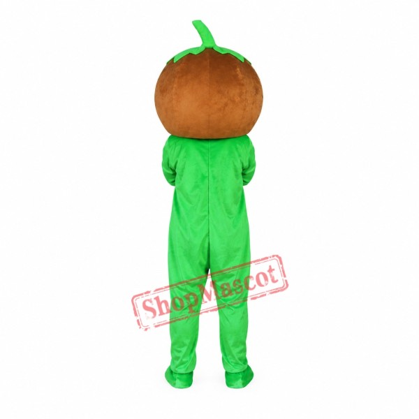 Affordable Green Pumpkin Mascot Costume