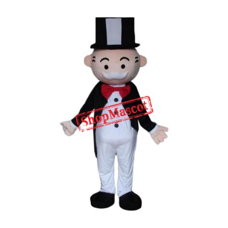 Superb Monopoly Man Mascot Costume