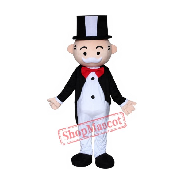 Superb Monopoly Man Mascot Costume