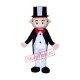 Superb Monopoly Man Mascot Costume Superb Monopoly Man Mascot Costume