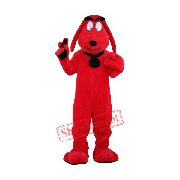 Affordable Lightweight Red Dog Mascot Costume Affordable Lightweight Red Dog Mascot Costume