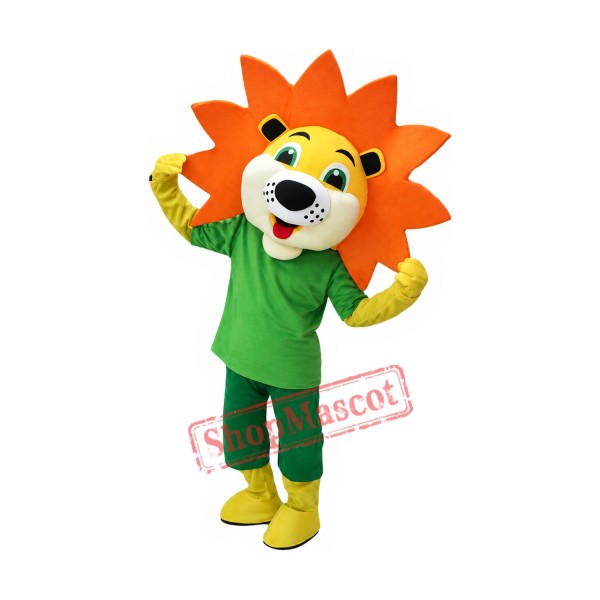Affordable Happy Lion Mascot Costume Affordable Happy Lion Mascot Costume