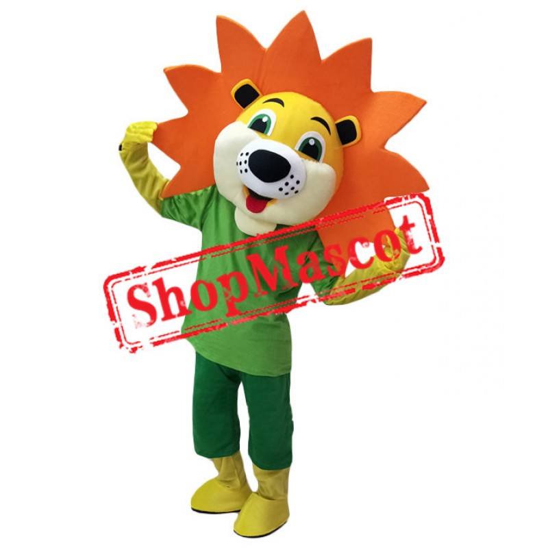 Affordable Happy Lion Mascot Costume
