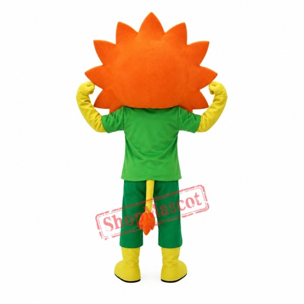 Affordable Happy Lion Mascot Costume