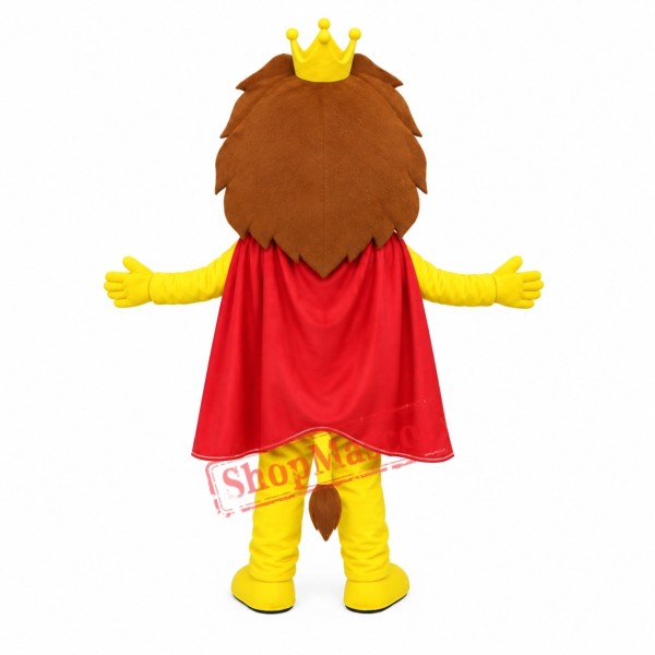 Affordable Happy King Lion Mascot Costume