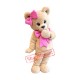 Happy Female Bear Mascot Costume Happy Female Bear Mascot Costume