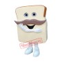 Happy Lightweight Bread Mascot Costume