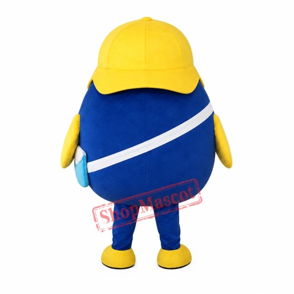 Superb Mail Bird Mascot Costume Superb Mail Bird Mascot Costume