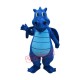 Dark Lightweight Blue Dragon Mascot Costume Dark Lightweight Blue Dragon Mascot Costume