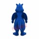 Dark Lightweight Blue Dragon Mascot Costume Dark Lightweight Blue Dragon Mascot Costume