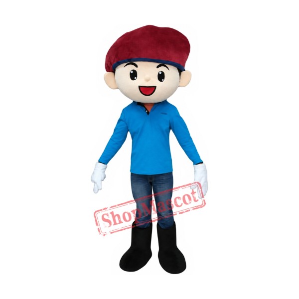 Young Policeman Mascot Costume