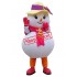 Christmas Snowman Baby Girl Mascot Costume