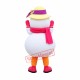 Christmas Snowman Baby Girl Mascot Costume Christmas Snowman Baby Girl Mascot Costume