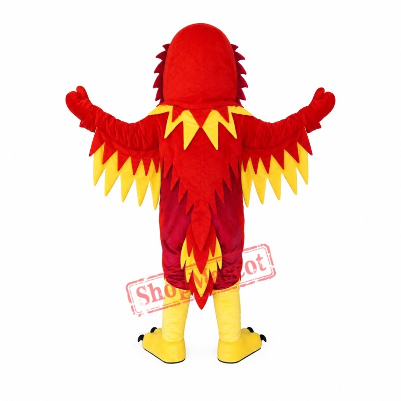 Red Deluxe Eagle Mascot Costume Red Deluxe Eagle Mascot Costume