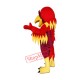Red Deluxe Eagle Mascot Costume
