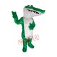Green Deluxe Crocodile Mascot Costume Green Deluxe Crocodile Mascot Costume