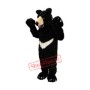 Friendly Realistic Black Bear Mascot Costume