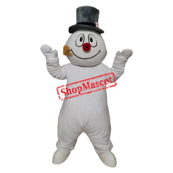 Affordable White Snowman Mascot Costume