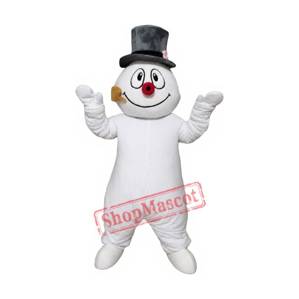 Affordable White Snowman Mascot Costume