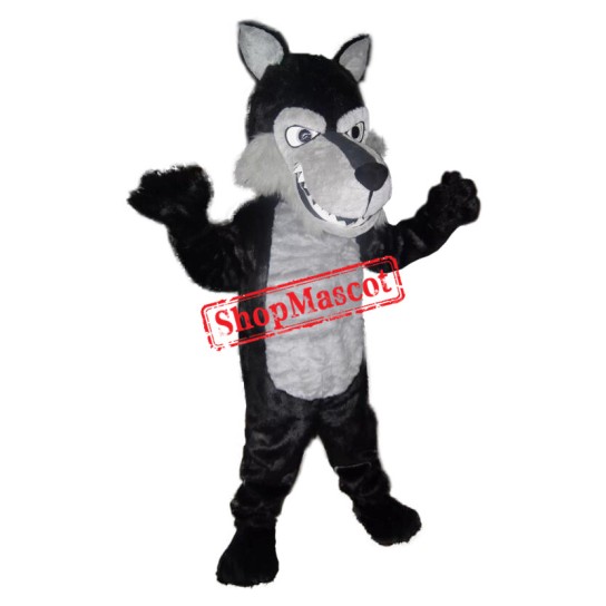 Fierce Deluxe Wolf Mascot Costume