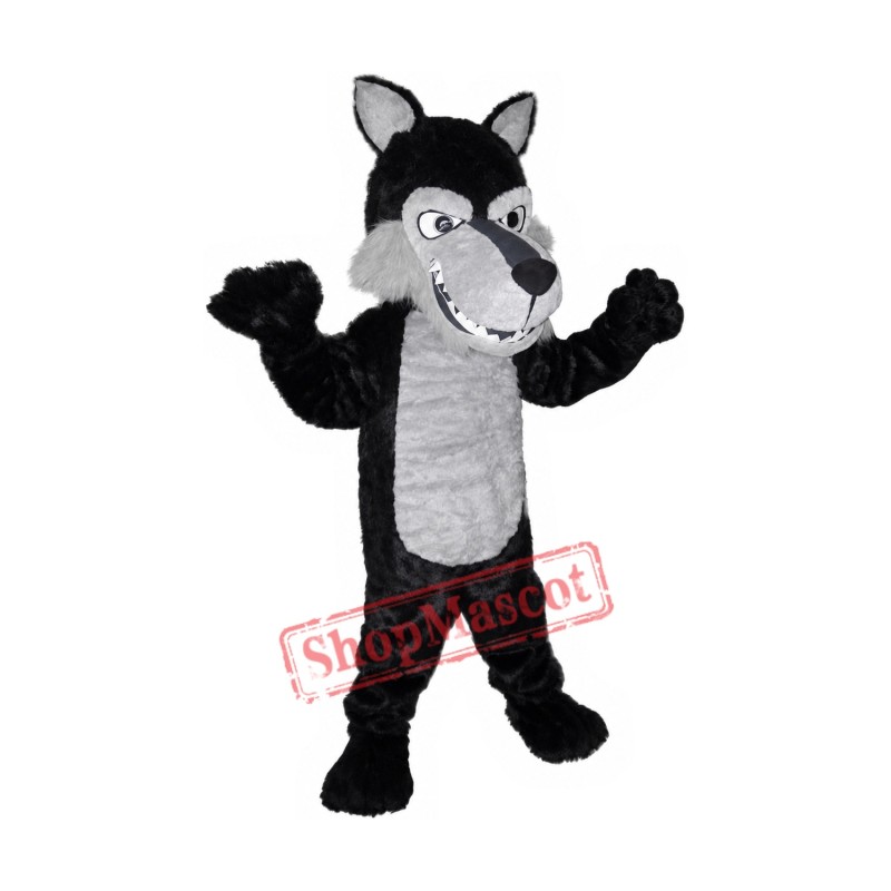 Fierce Deluxe Wolf Mascot Costume