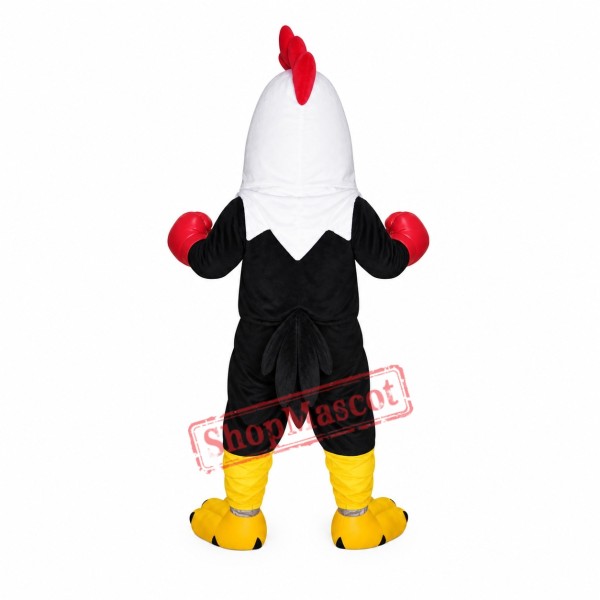 Boxing Cock Chicken Mascot Costume Boxing Cock Chicken Mascot Costume