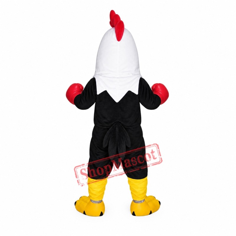 Boxing Cock Chicken Mascot Costume Boxing Cock Chicken Mascot Costume