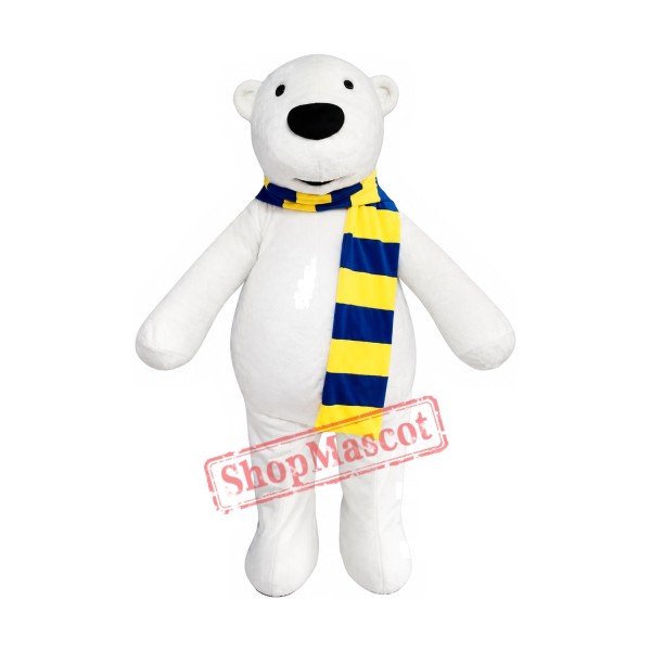 Lovely Polar Bear Mascot Costume