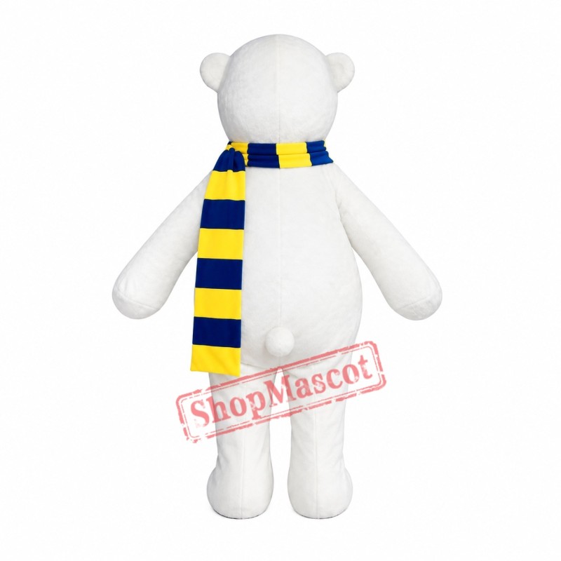 Lovely Polar Bear Mascot Costume Lovely Polar Bear Mascot Costume