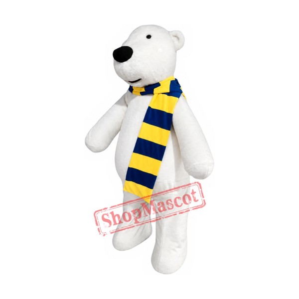 Lovely Polar Bear Mascot Costume Lovely Polar Bear Mascot Costume