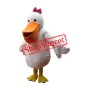 Female Pelican Mascot Costume