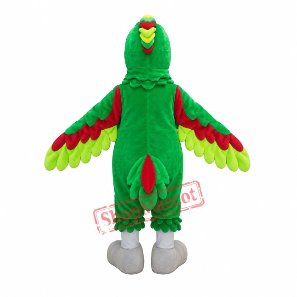 Deluxe Green Parrot Mascot Costume Deluxe Green Parrot Mascot Costume