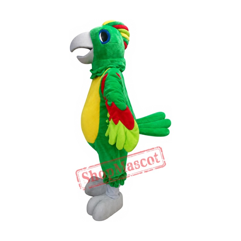 Deluxe Green Parrot Mascot Costume Deluxe Green Parrot Mascot Costume