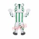 White & Green Tiger Mascot Costume White & Green Tiger Mascot Costume