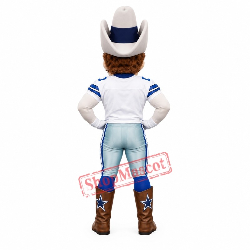 Dallas Rowdy Cowboy Mascot Costume Dallas Rowdy Cowboy Mascot Costume