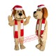 Deluxe Christmas Dog Mascot Costume