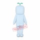 Happy White Whale Mascot Costume Happy White Whale Mascot Costume